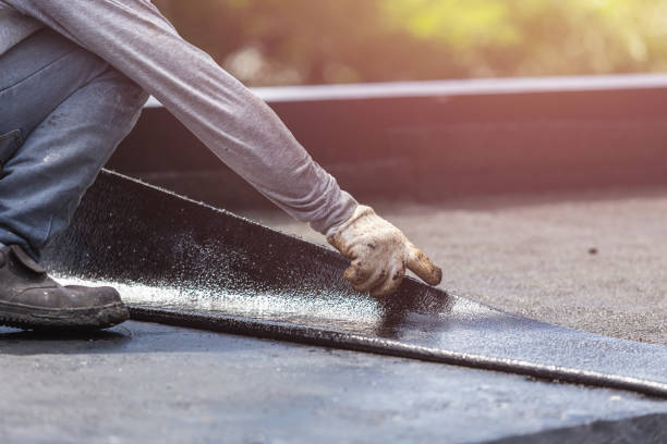 Professional Emergency Waterproofing technician working in Swayzee, IN